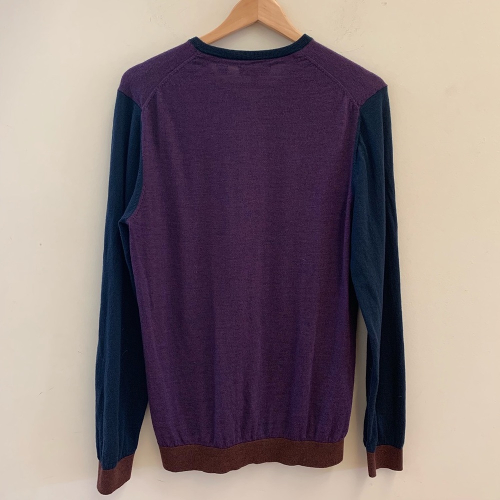 Ted Baker V Neck Pullover Sweater 4 - Picture 4 of 5